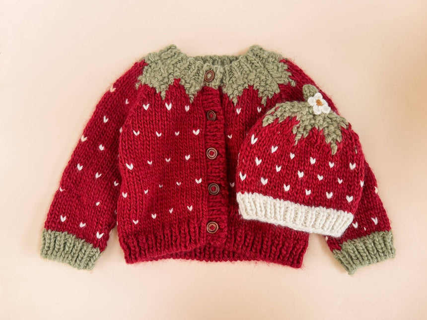 Blueberry Hill Strawberry Hat - Princess and the Pea Boutique