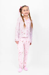 Blush Club Long Sleeve Jersey Pajama Pant Set - Princess and the Pea Boutique