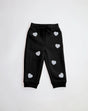 Brunette The Label All Over Heart Jogger - Black - Princess and the Pea Boutique