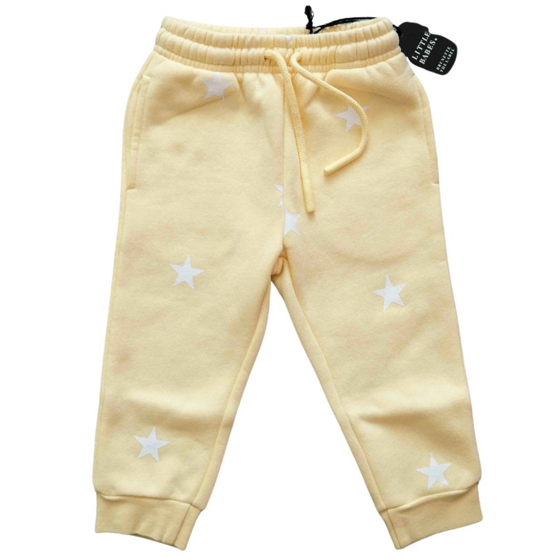 Brunette The Label All Over Stars Jogger- Lemoncello - Princess and the Pea