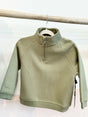 Brunette The Label Best Friend 1/2 Zip - Olive - Princess and the Pea Boutique