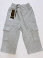 Brunette The Label Cargo Straight Jogger - Grey Melange - Princess and the Pea Boutique