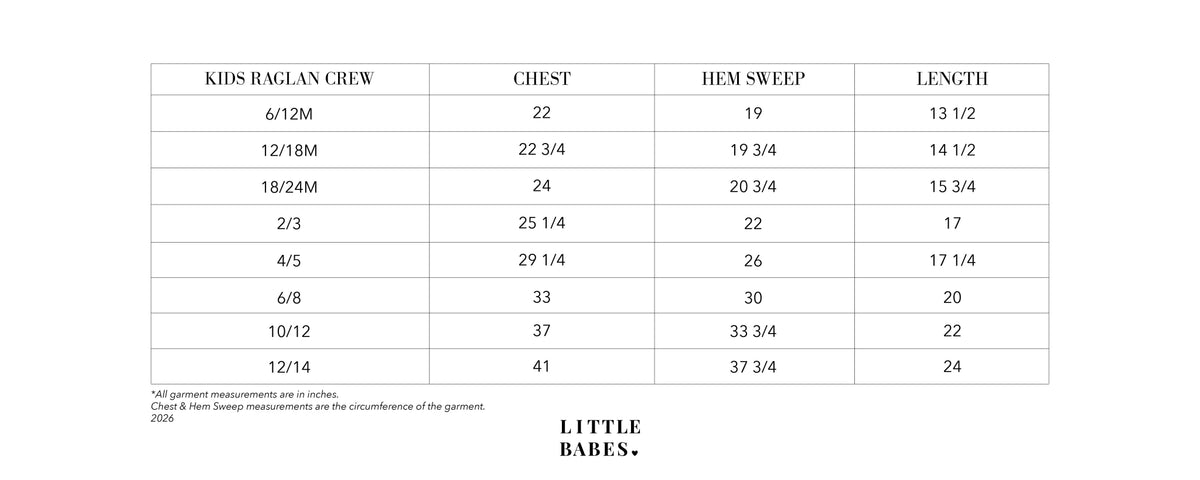 Brunette The Label Kids "Like Mother Like Daughter" Raglan Crew - Princess and the Pea Boutique