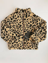 Brunette The Label Leopard Sherpa Jacket - Brown Leopard - Princess and the Pea Boutique