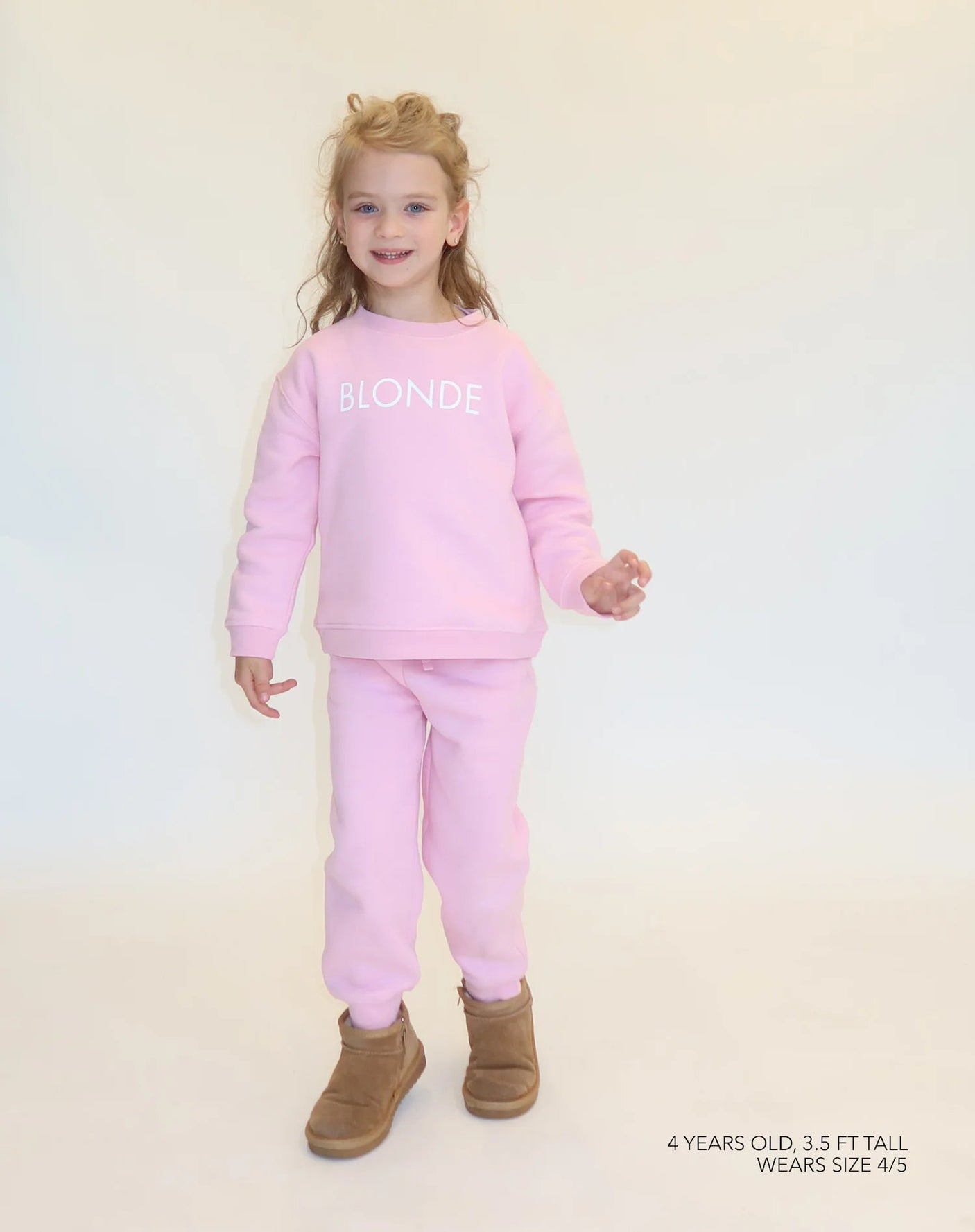 Brunette The Label Oversized Jogger - Bubble Gum - Princess and the Pea Boutique