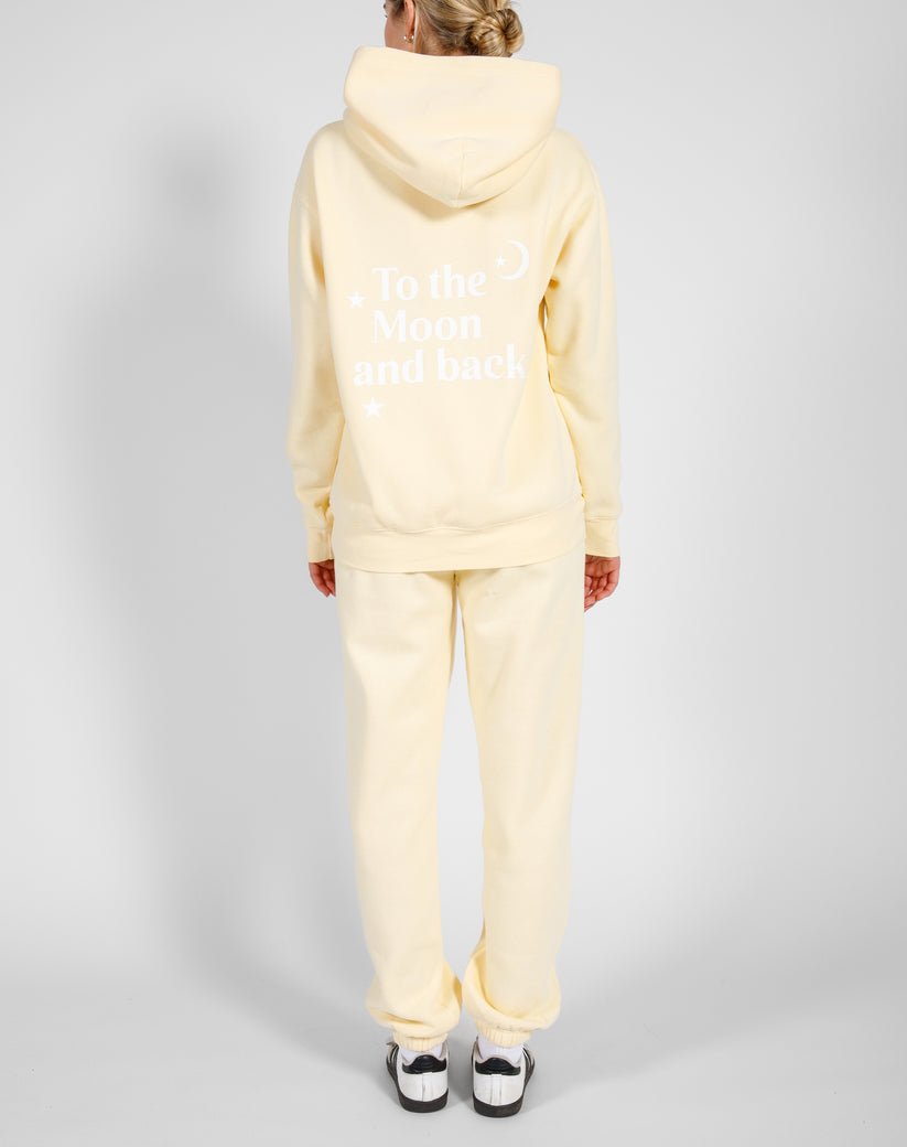 Brunette the Label To The Moon & Back Hoodie - Lemoncello - Princess and the Pea