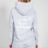 Brunette the Label To The Moon & Back Hoodie - Pebble Grey - Princess and the Pea Boutique