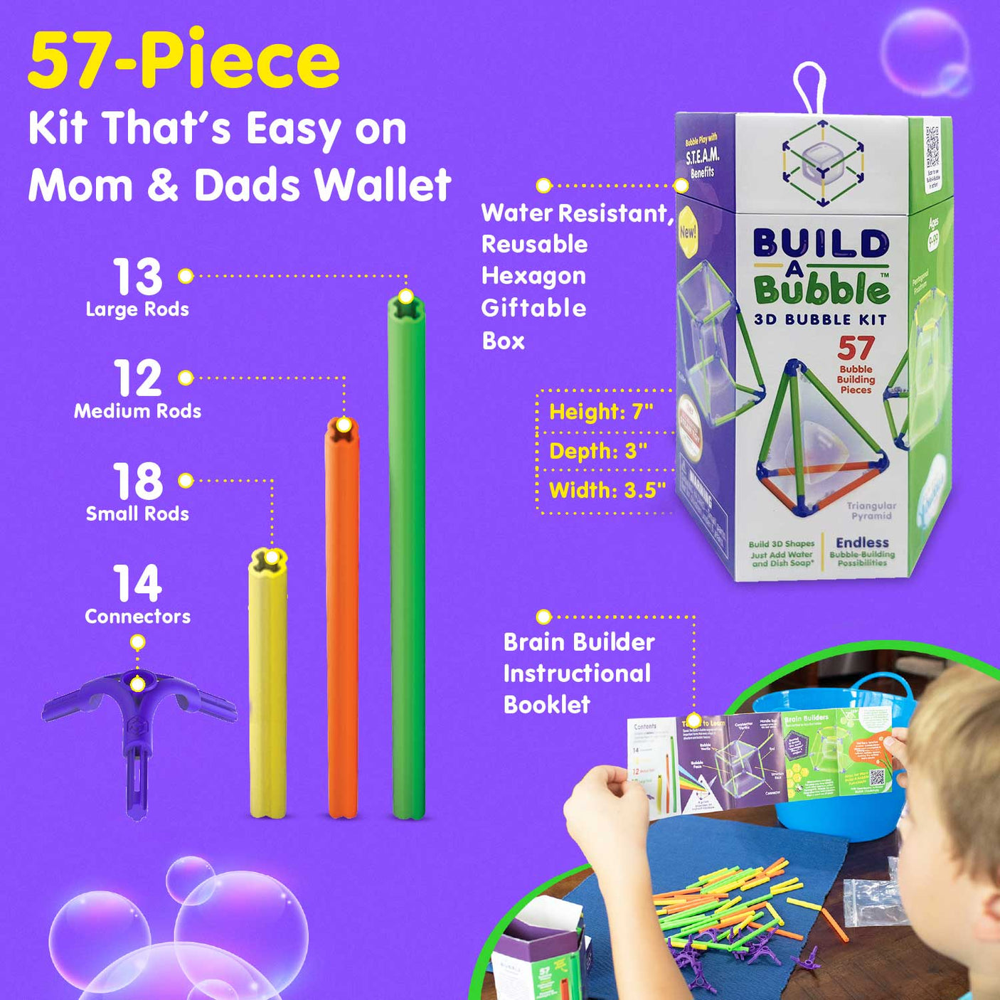 Build - A - Bubble 3D Bubble Making Kit - Princess and the Pea Boutique