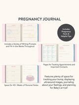 Bump For Joy! Pregnancy Journal (Pink) - Princess and the Pea Boutique