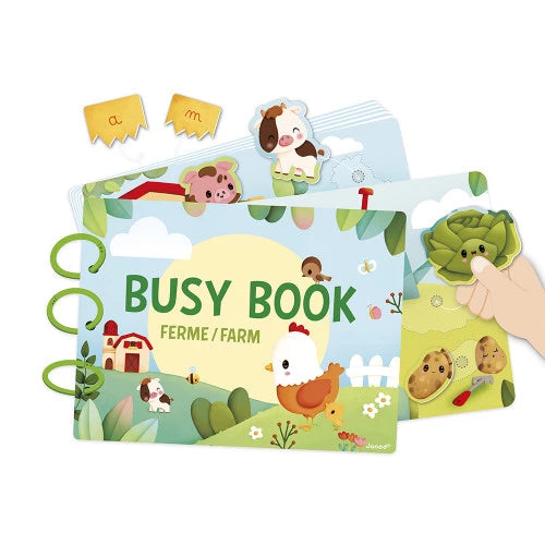 Janod Farm Busy Book