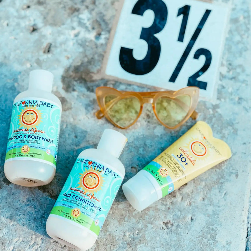 California Baby Swimmer's Defense™ Shampoo & Bodywash 8.5oz - Princess and the Pea Boutique