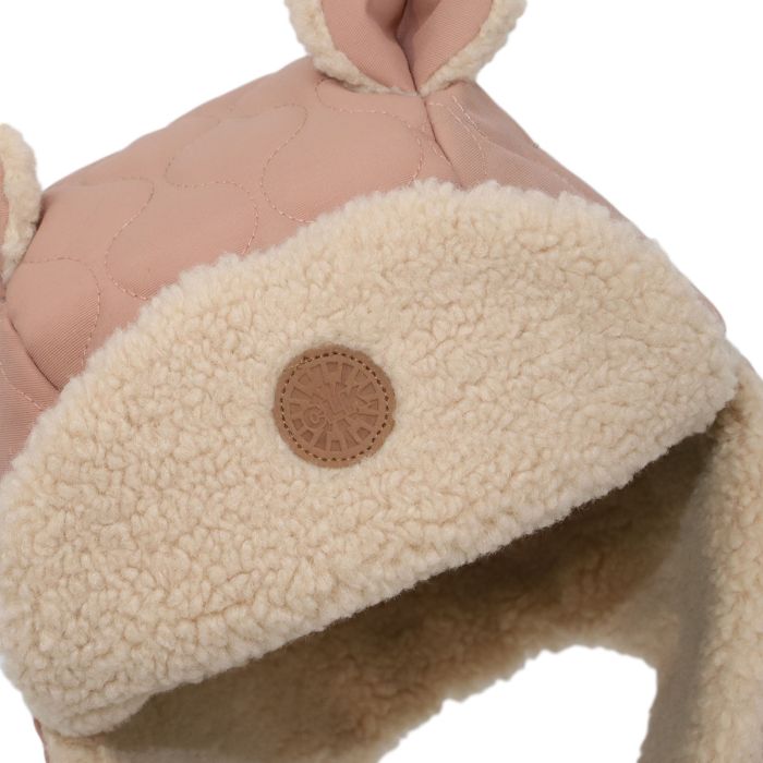 Calikids Bear Aviator Hat - Rose - Princess and the Pea Boutique