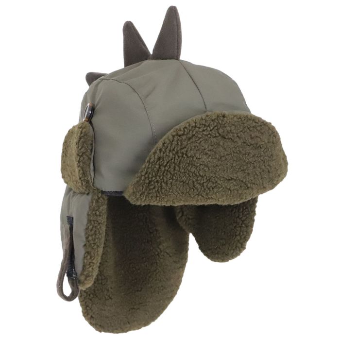 Calikids Dino Aviator Hat - Olive - Princess and the Pea Boutique