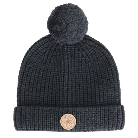 Calikids Knit Baby Hat - Black - Princess and the Pea Boutique