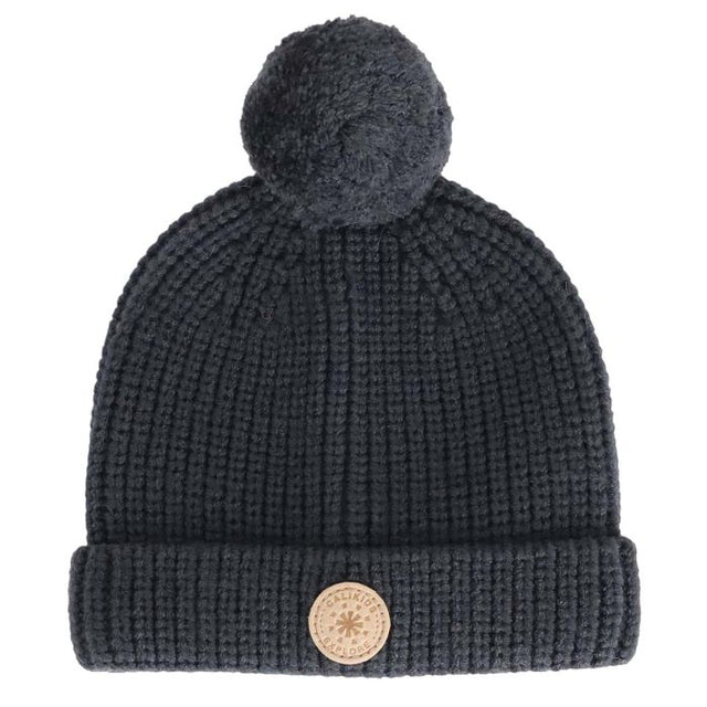Calikids Knit Baby Hat - Black - Princess and the Pea Boutique