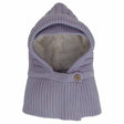 Calikids Knit Soft Touch Balaclava with button - Lilac - Princess and the Pea Boutique