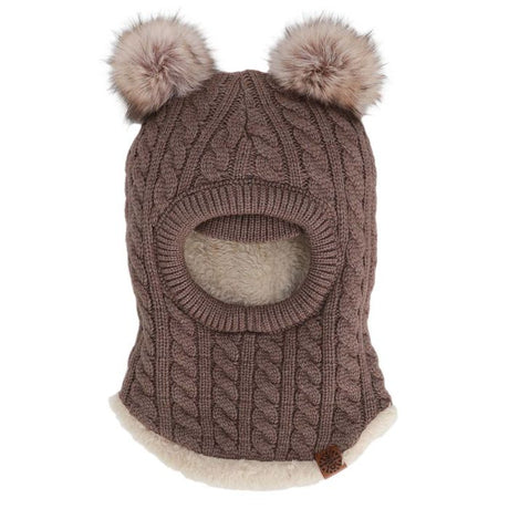 Calikids Knit Soft Touch Balaclava - Wood - Princess and the Pea Boutique