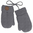 Calikids Soft Touch Knit Mitten - Light Grey - Princess and the Pea Boutique