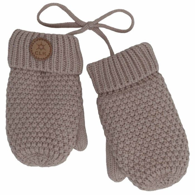 Calikids Soft Touch Knit Mitten - Sand - Princess and the Pea Boutique