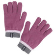 Calikids Tri-color Knit Glove - Bordeau - Princess and the Pea Boutique