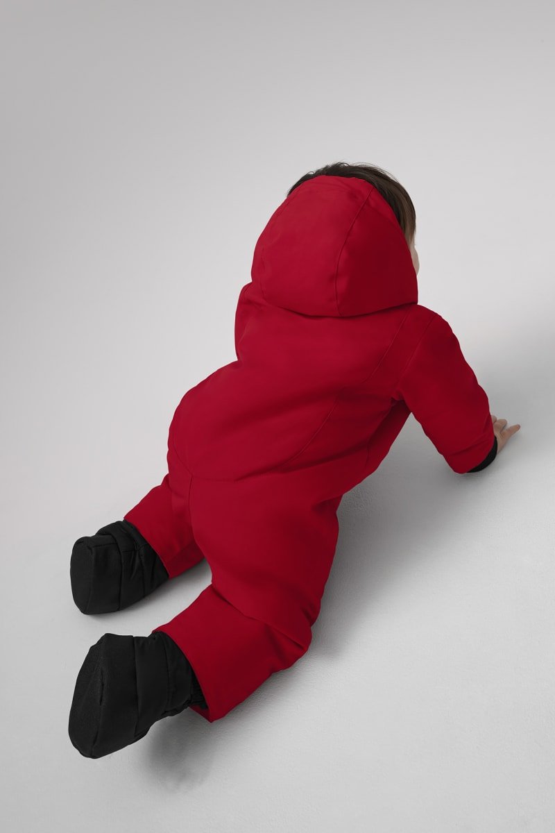 Canada Goose Baby Lamb Snowsuit - Fortune Red - Princess and the Pea Boutique