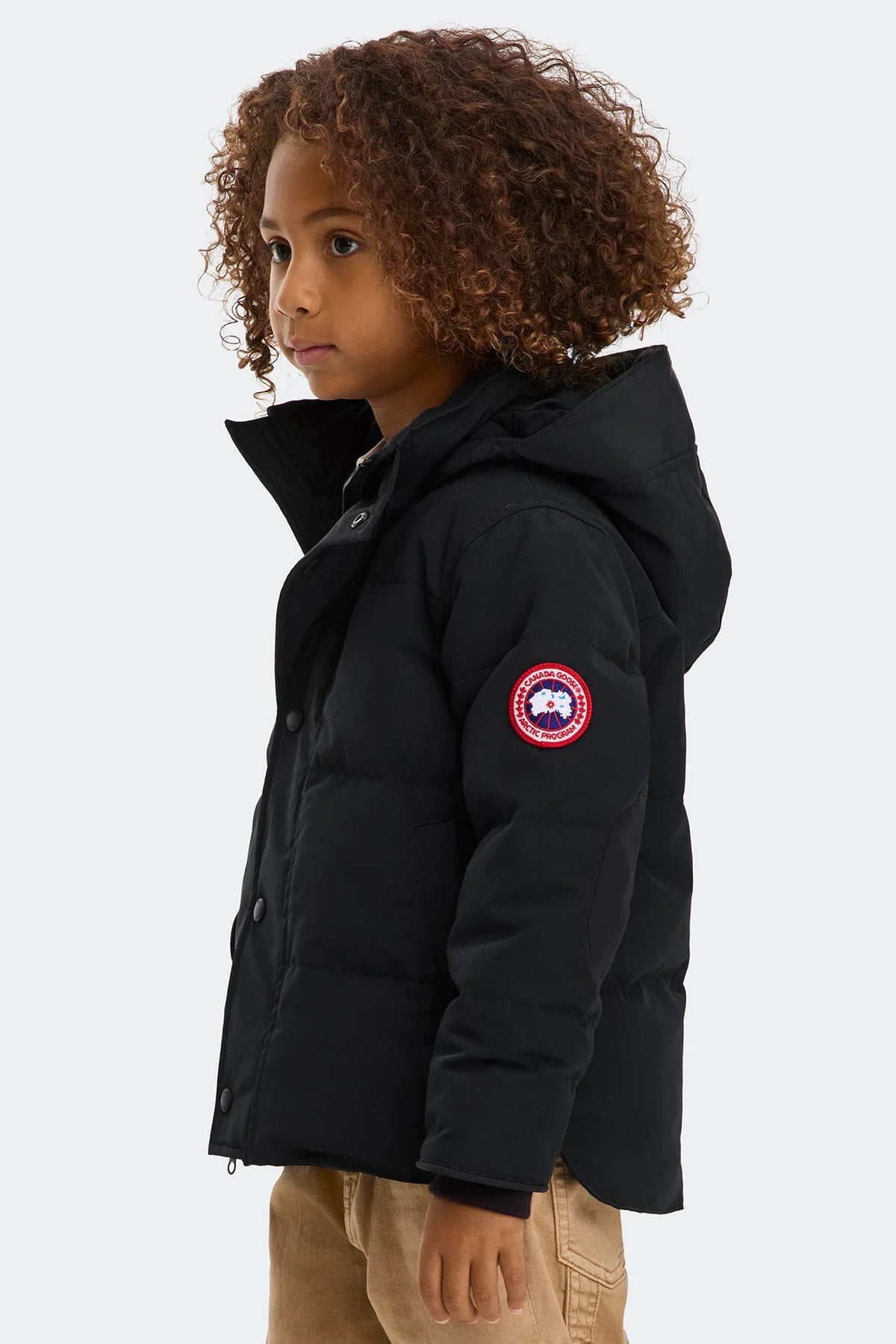 Canada Goose Kids Snowy Owl Parka - Black - Princess and the Pea Boutique