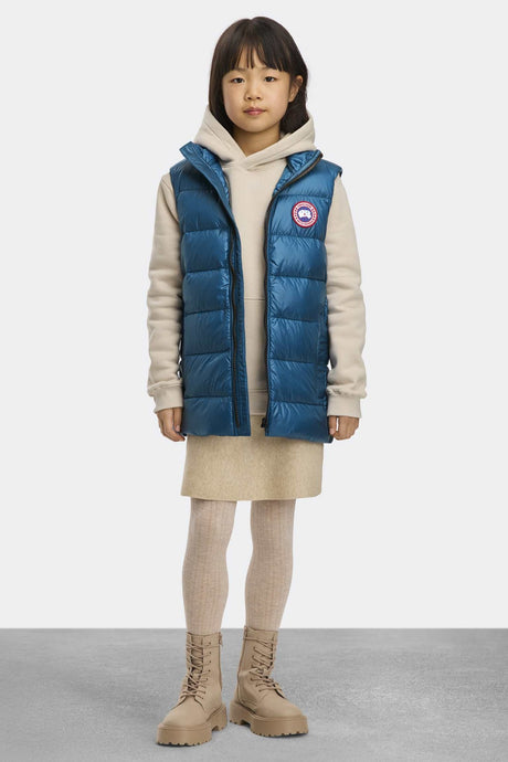 Canada Goose Youth Crofton Vest - Guard Blue - Princess and the Pea Boutique