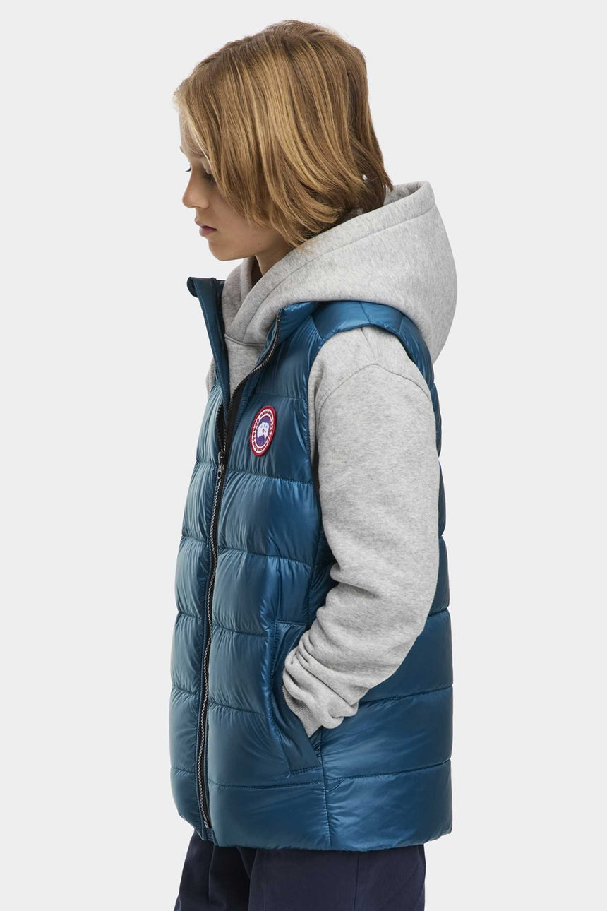 Canada Goose Youth Crofton Vest - Guard Blue - Princess and the Pea Boutique