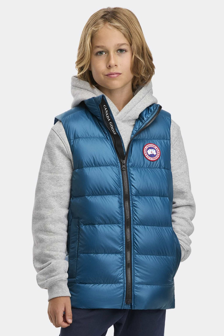 Canada Goose Youth Crofton Vest - Guard Blue - Princess and the Pea Boutique