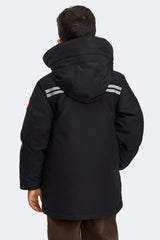 Canada Goose Youth Logan Parka - Black - Princess and the Pea Boutique