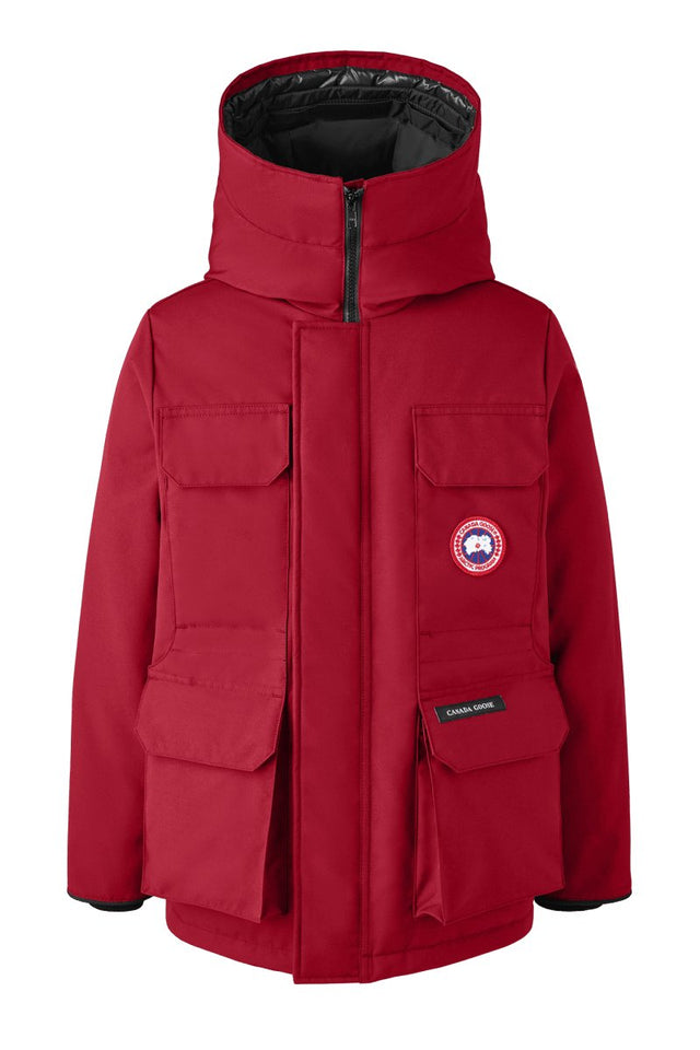Canada Youth Expedition Parka - Fortune Red - Princess and the Pea Boutique