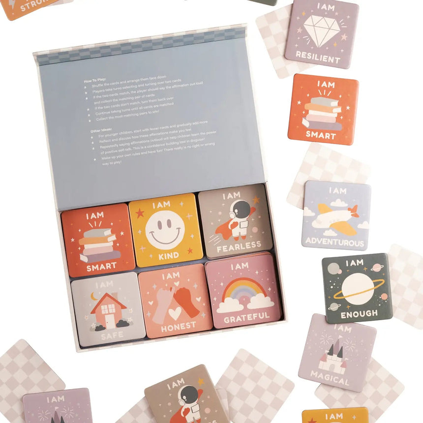 Cherrypick Affirmations For Kids Memory Matching Game - Princess and the Pea Boutique