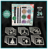 Christmas Glitter Tattoo Party Kit - Princess and the Pea Boutique