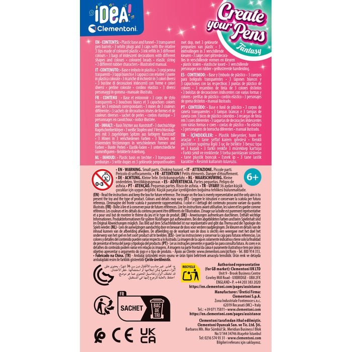 Clementoni - Idea Create Your Pens - Fantasy - Princess and the Pea Boutique