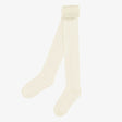Cream tights with pointelle pattern, child - Princess and the Pea Boutique