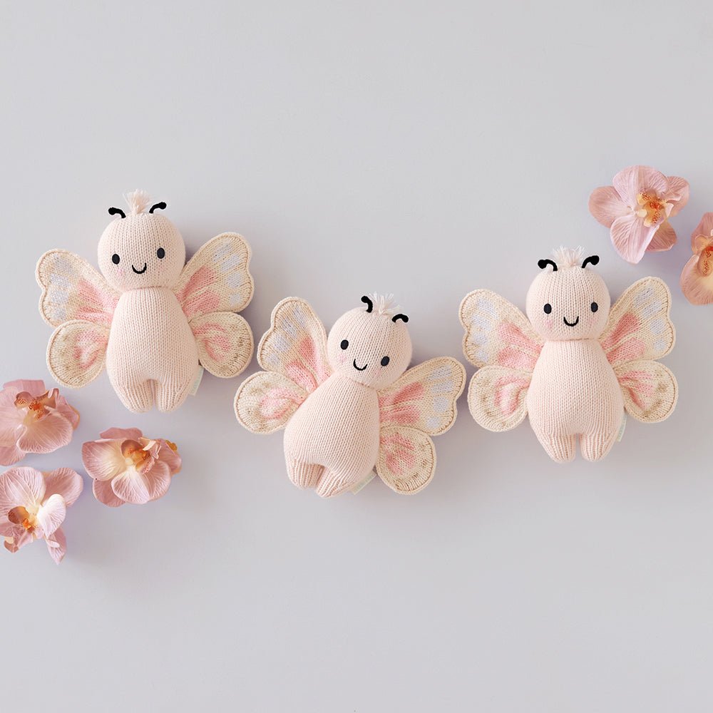 Cuddle + Kind Baby Butterfly (Petal Pink) - Princess and the Pea Boutique
