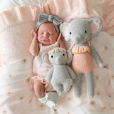 cuddle + kind Baby elephant (blush floral) - Princess and the Pea Boutique