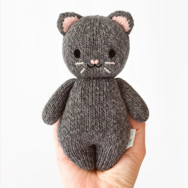 Cuddle + Kind Baby Kitten (Charcoal) - Princess and the Pea Boutique