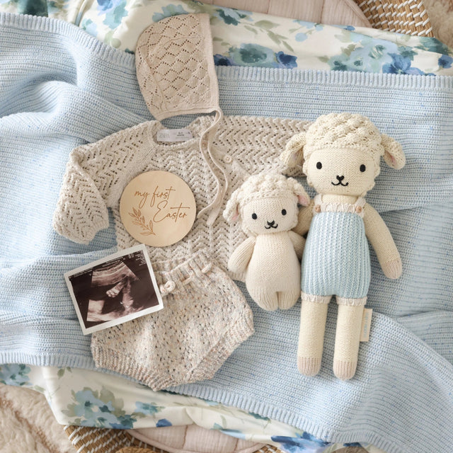 cuddle + kind Benjamin the Lamb - Little 13" - Princess and the Pea Boutique