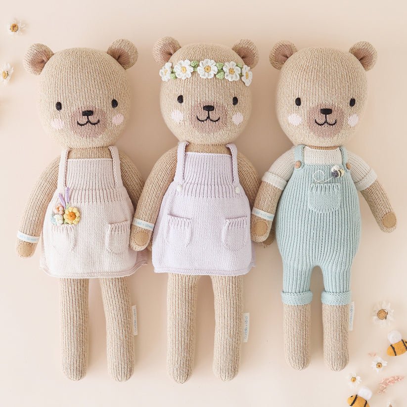 CUDDLE + KIND Charlie the honey bear - Little - Princess and the Pea Boutique