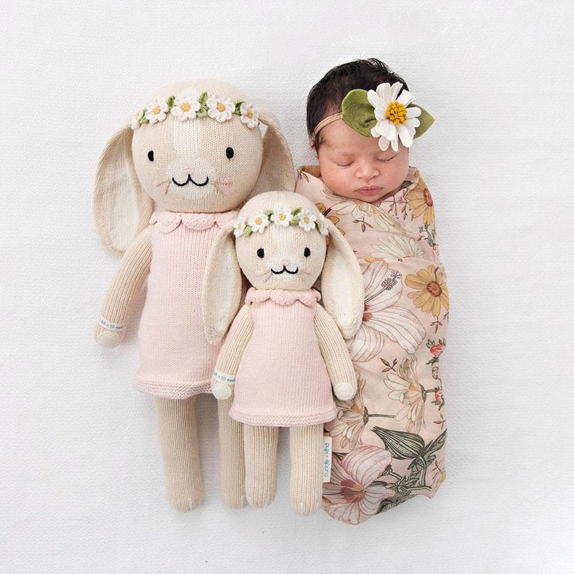 CUDDLE + KIND Hannah the bunny (blush) - Regular - Princess and the Pea Boutique