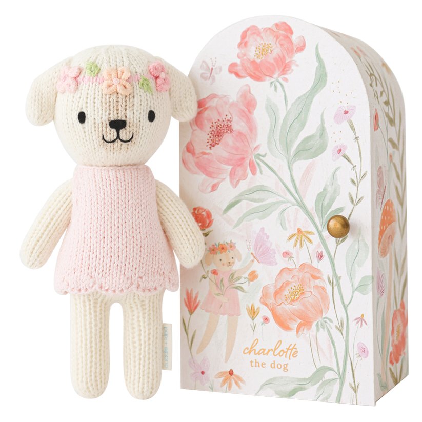 CUDDLE + KIND Tiny Charlotte the dog - Princess and the Pea Boutique