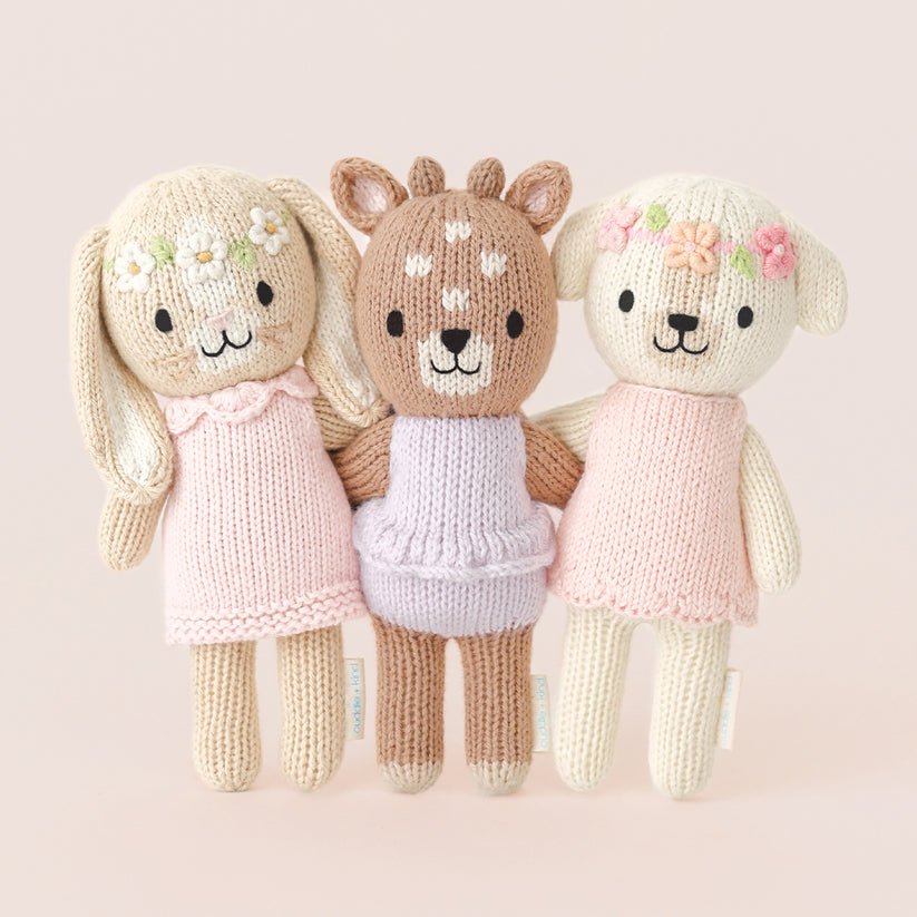 CUDDLE + KIND Tiny Hannah the bunny (blush) - Princess and the Pea Boutique