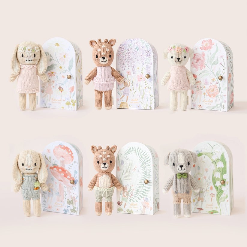 CUDDLE + KIND Tiny Hannah the bunny (blush) - Princess and the Pea Boutique