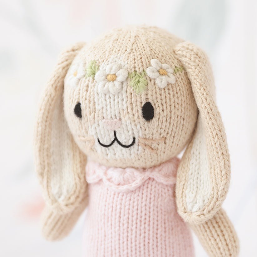 CUDDLE + KIND Tiny Hannah the bunny (blush) - Princess and the Pea Boutique