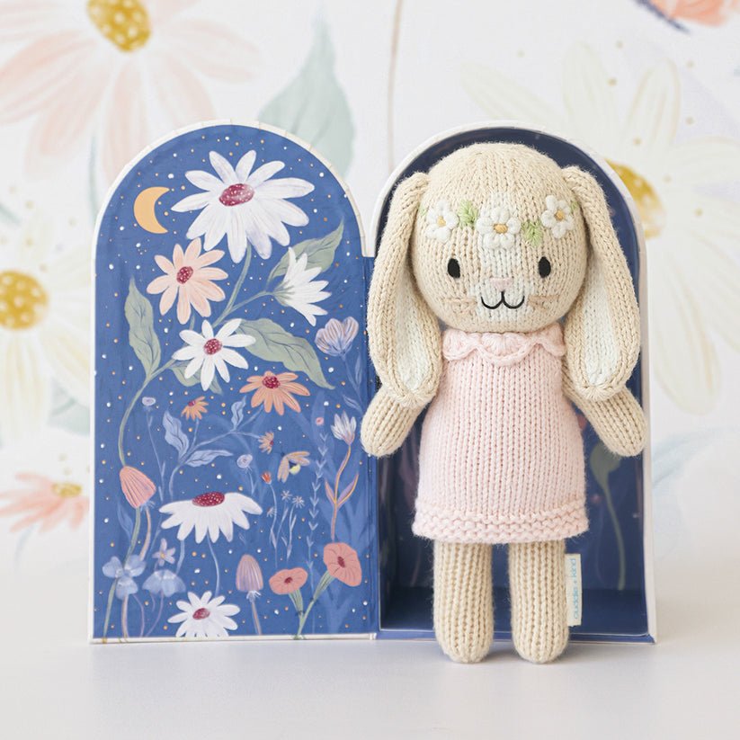 CUDDLE + KIND Tiny Hannah the bunny (blush) - Princess and the Pea Boutique