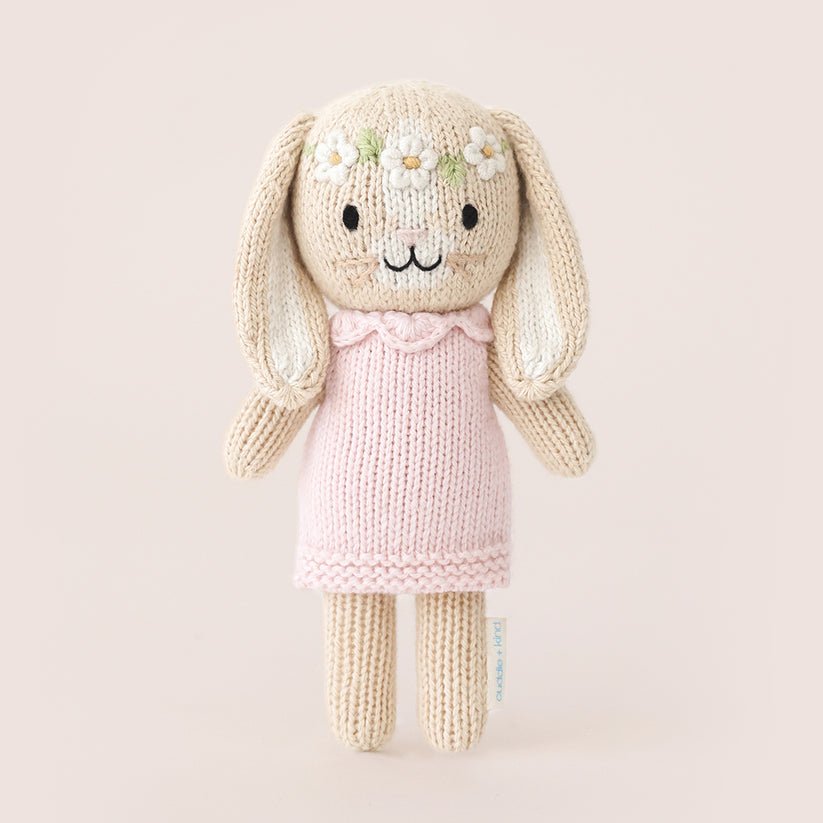 CUDDLE + KIND Tiny Hannah the bunny (blush) - Princess and the Pea Boutique