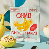 OHME! Crunchy Banana Snack Size 16g