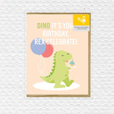 Dino Birthday Card - Princess and the Pea Boutique