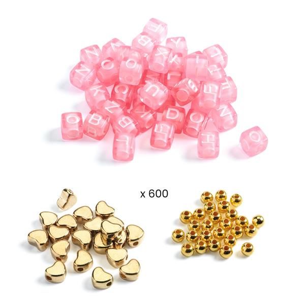 Djeco Alphabet beads / Gold - Princess and the Pea Boutique